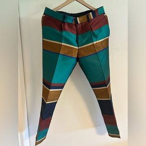 Slim crop stripe pants ASOS